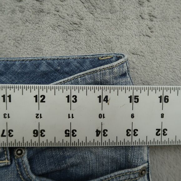 Chico's Platinum Jeans Women's Size 0R US-4R Blue Mid-Rise Straight 31" Inseam - Picture 3 of 16